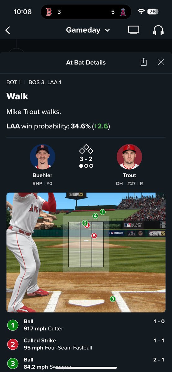 uncboston617's tweet photo. @Hogdale_ He had a strikeout on trout but called a walk  but he’s been PISS POOR fucking trash can https://t.co/vzWyfgf6Mp