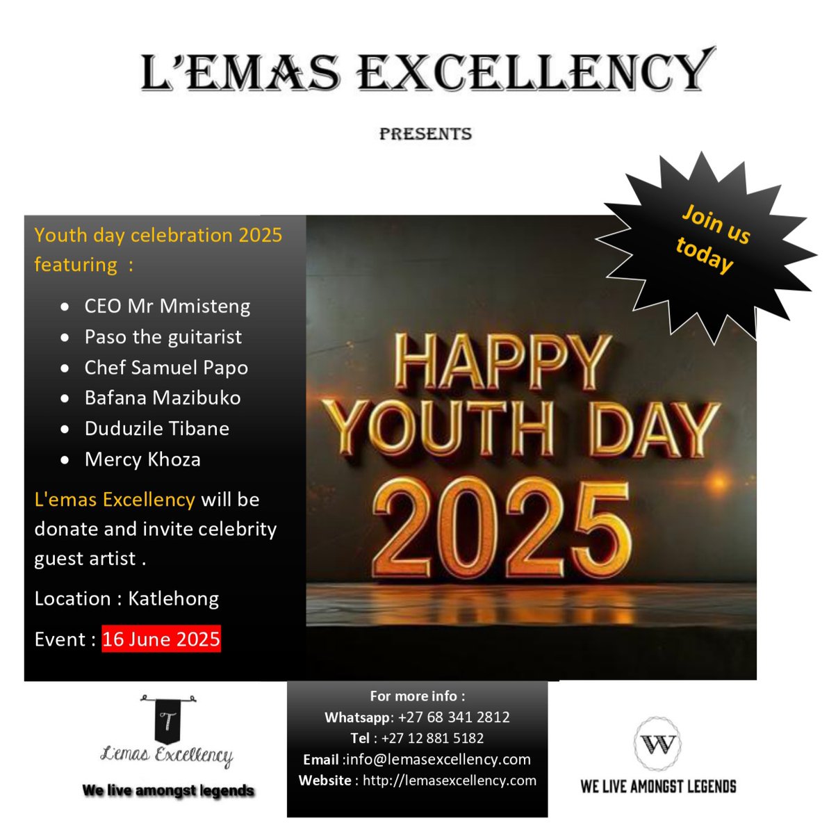 Lemas_Excell's tweet photo. Happy youth day month South Africa. It was a success. 

#youthday2025 https://t.co/5D8FulUKdd