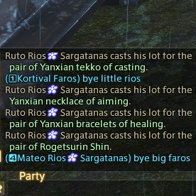 VelFaros's tweet photo. paired up with three lalafells who all had the same last name and have never met each other https://t.co/VTvrIxTHra