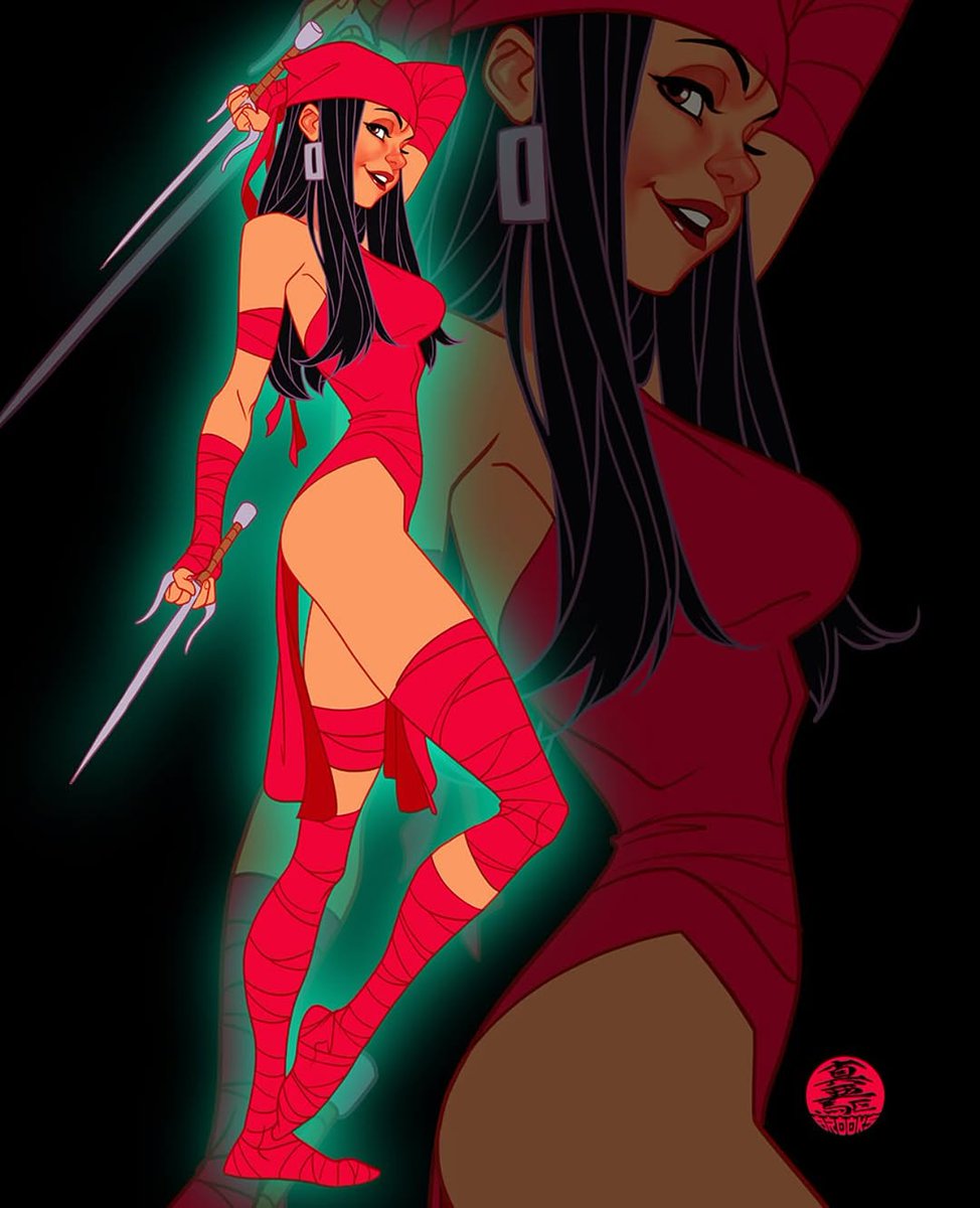 patthewatcher's tweet image. Daredevil & Elektra
Artwork by: @MarkBrooksArt