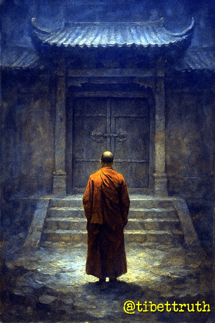 tibettruth's tweet photo. 🏔️Tibet's temples emptied. Monks watched.
🙏 Worship is now ✊ resistance.
Even owning a photo of the Dalai Lama is punishable.
🕯️ Share 🔁 if faith should never be criminal.
#FaithInExile #ReligiousFreedom #FreeTibet https://t.co/zs5fnVH61L
