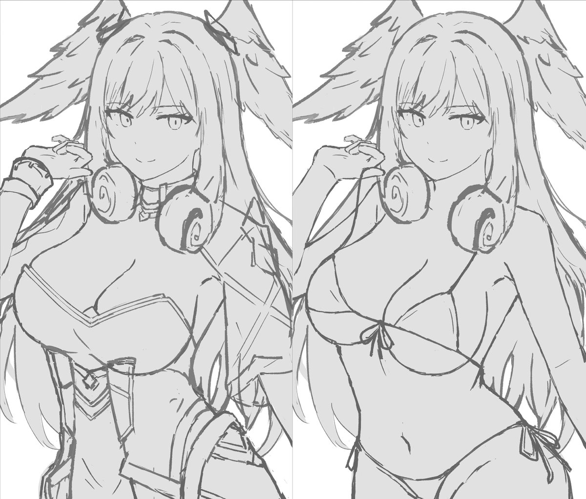 Meidza_D's tweet image. Melia Wip

#Xenoblade #ゼノブレイド3