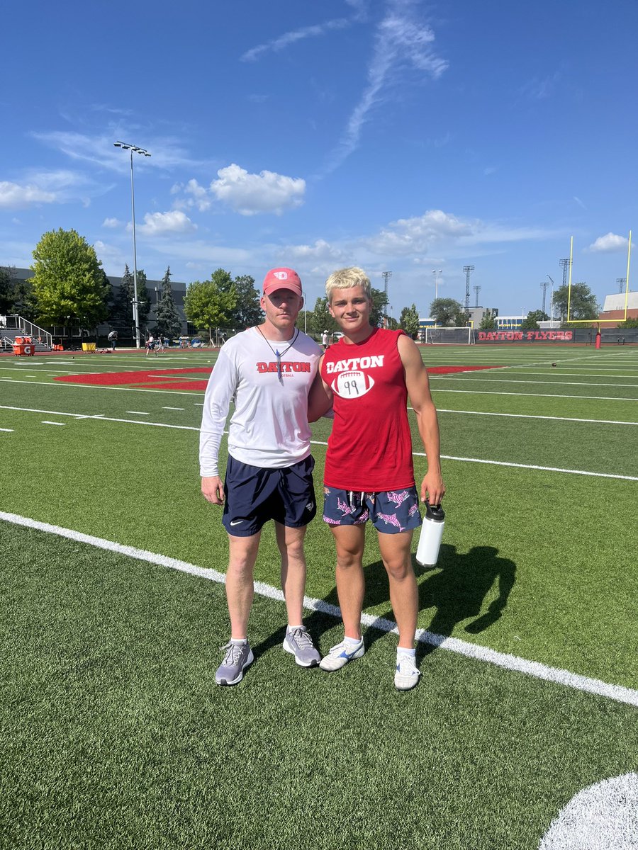 Gage Miller “4.5 ⭐️” (@gage_miller19) on Twitter photo Grateful to make it safely to <a href="/DaytonFootball/">Dayton Football</a> and home this evening. Had a good time and thankful to have the opportunity to preform only wished it were longer! Thank you <a href="/CoachFlaherty4/">Ted Flaherty</a>
<a href="/TDAndrews4/">Coach Trevor Andrews</a>
<a href="/MLCTitanCoach/">MLCHS Titan Football</a> Grateful to make it safely to <a href="/DaytonFootball/">Dayton Football</a> and home this evening. Had a good time and thankful to have the opportunity to preform only wished it were longer! Thank you <a href="/CoachFlaherty4/">Ted Flaherty</a>
<a href="/TDAndrews4/">Coach Trevor Andrews</a>
<a href="/MLCTitanCoach/">MLCHS Titan Football</a>