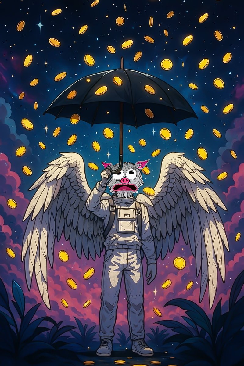 Celestial Fortune of Lemmy: The Winged Astronaut and the Golden Rain!