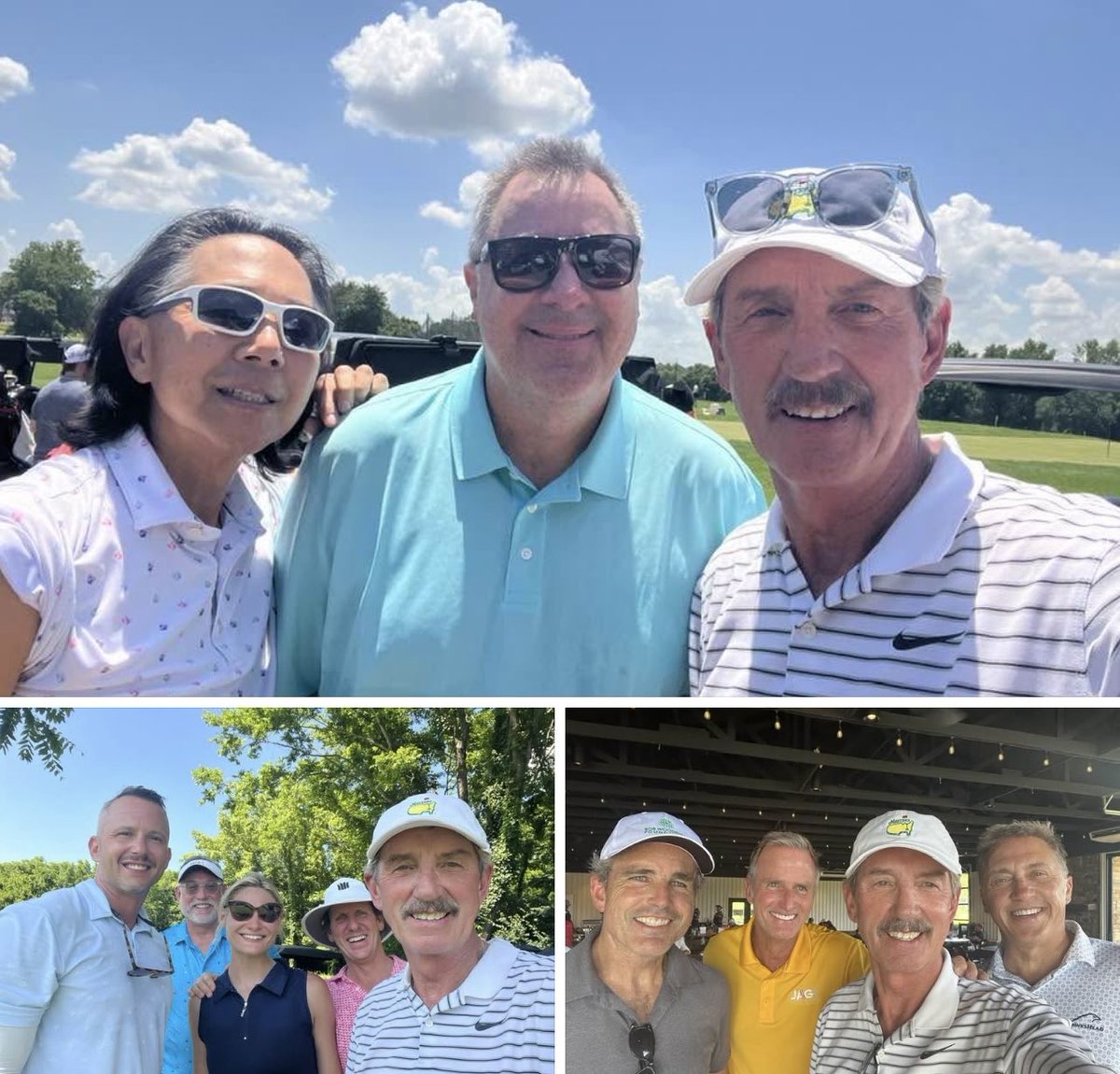 It was a scorcher at The Bob Woodruff Veterans Celebrity Golf Classic at The Hermitage