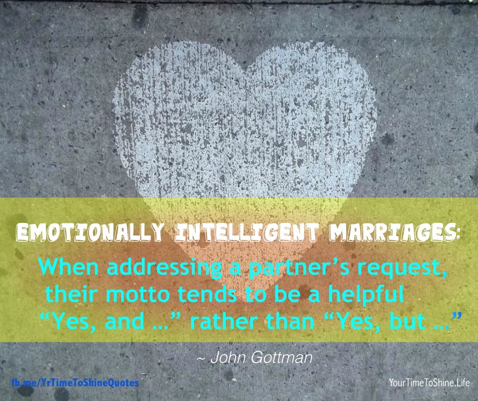 Healthy couples don’t shut each other down with ‘Yes, but…’ They lean in with ‘Yes, and…’ — building rather than dismissing. It's a subtle shift that invites connection, not conflict. #EmotionalIntelligence #RelationshipSkills #CouplesCommunication