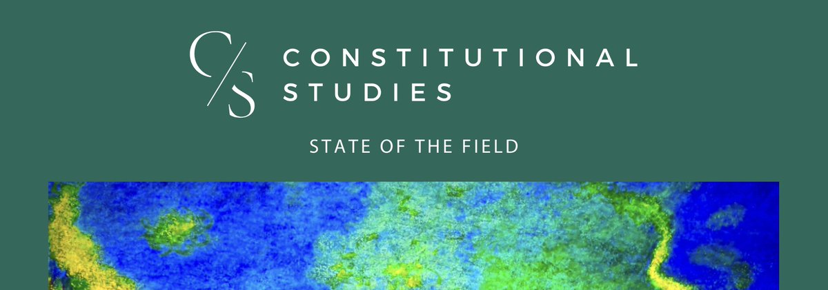 ConstlStudies's tweet image. Preview of next week's issue! @zalali, Arcioni & @KirstyGover, Böckenförde, @Rgargarella, Hirschl, Suteu, Trochev & Juzgenbayev, Yeh & Chang & Zahar on state of the field. Lady Hale & @CherylSaunders1 on judicial work & const'n making, and more!
Follow at tinyurl.com/bde5t83x