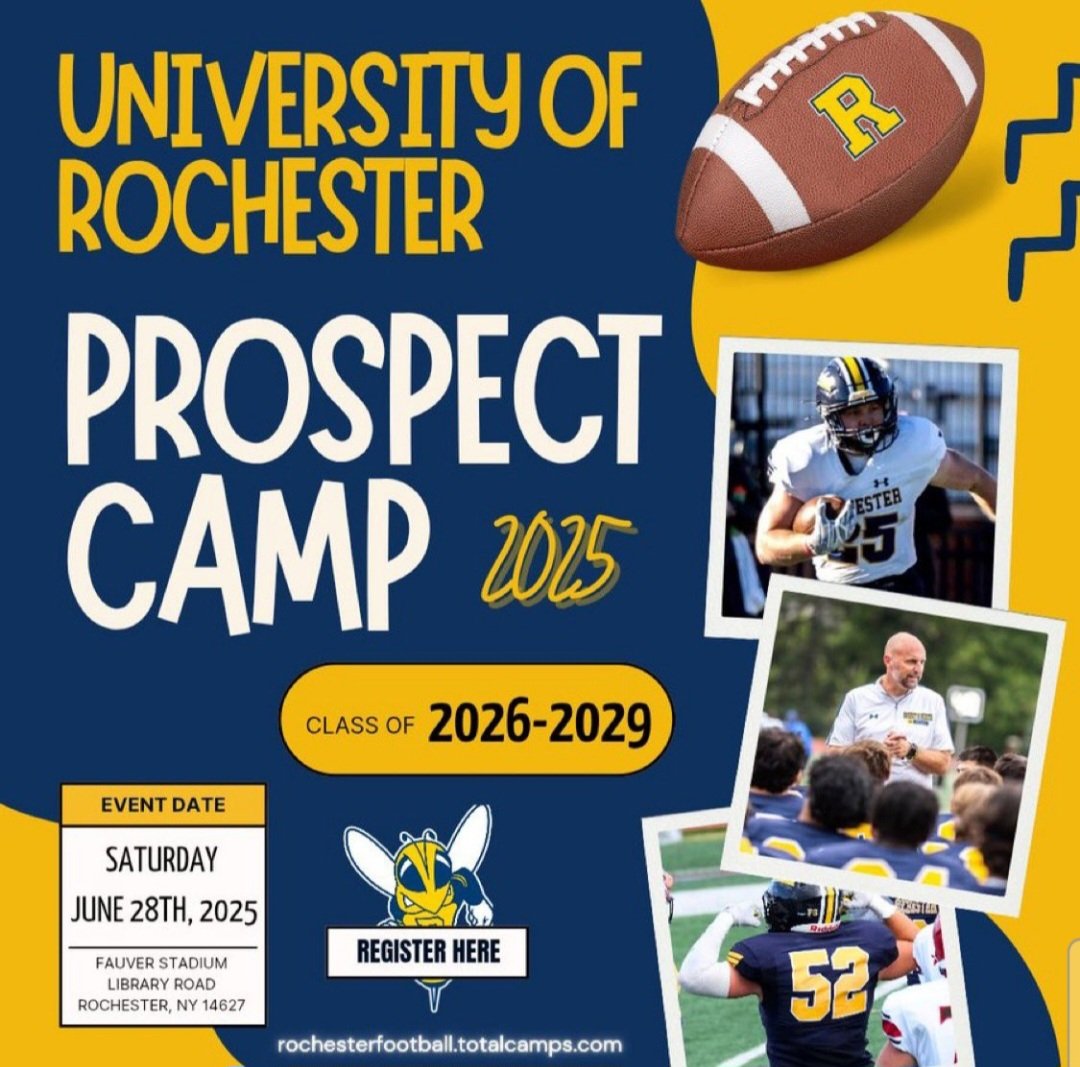 Julian Bennett (@jb_de6) on Twitter photo I will be attending the <a href="/UofRFootball/">Rochester Football</a> prospect camp on June 28th! Thank you <a href="/IamcoacHHeav/">Jason Henshaw</a> for the opportunity! <a href="/DTownFball/">DtownFootball</a> <a href="/ChadMartinovich/">Chad Martinovich</a> I will be attending the <a href="/UofRFootball/">Rochester Football</a> prospect camp on June 28th! Thank you <a href="/IamcoacHHeav/">Jason Henshaw</a> for the opportunity! <a href="/DTownFball/">DtownFootball</a> <a href="/ChadMartinovich/">Chad Martinovich</a>