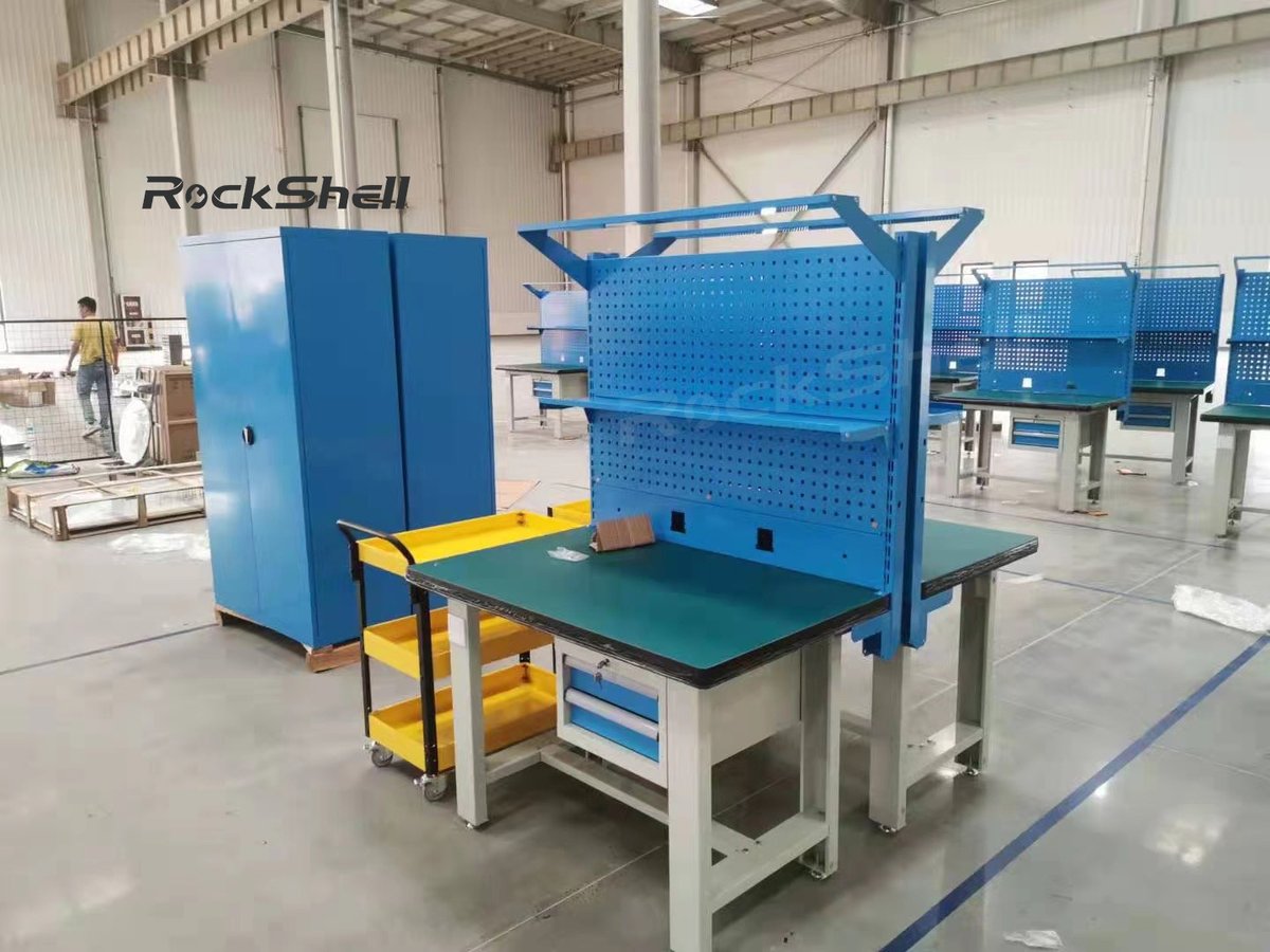 RSCabinets's tweet image. Latest Project Display – Heavy Duty Workbench
✔️ 1000kg Load Capacity.
✔️ Spacious &amp;amp; Versatile， Perfect for garages, machine shops, assembly lines, and industrial factories.
✔️ Trusted by Customers 
#Workbench #IndustrialWorkbench #GarageWorkbench #HeavyDutyWorkbench