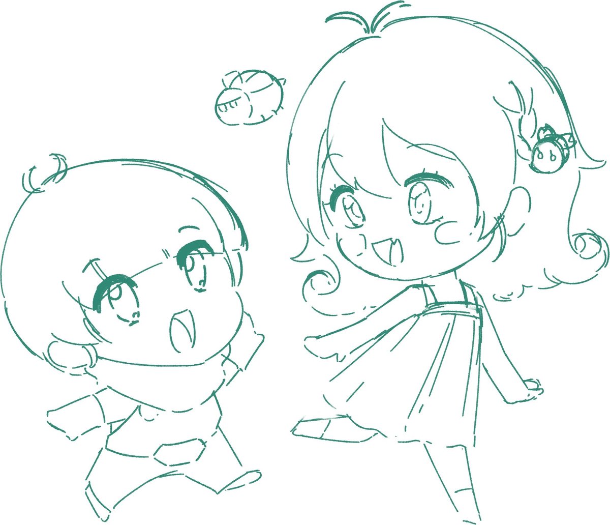 Omg 😭🥺 <a href="/Alyen_Ghoul/">AlyenGhoul</a> made the cutest art of Benjiro from <a href="/Kumitantei/">Kumitantei | WISHLIST ON STEAM!</a> and me! He looks so pure and sweet like honey 💖 🐝

Seeing us in art together made my whole week!! 😭
#kumitantei