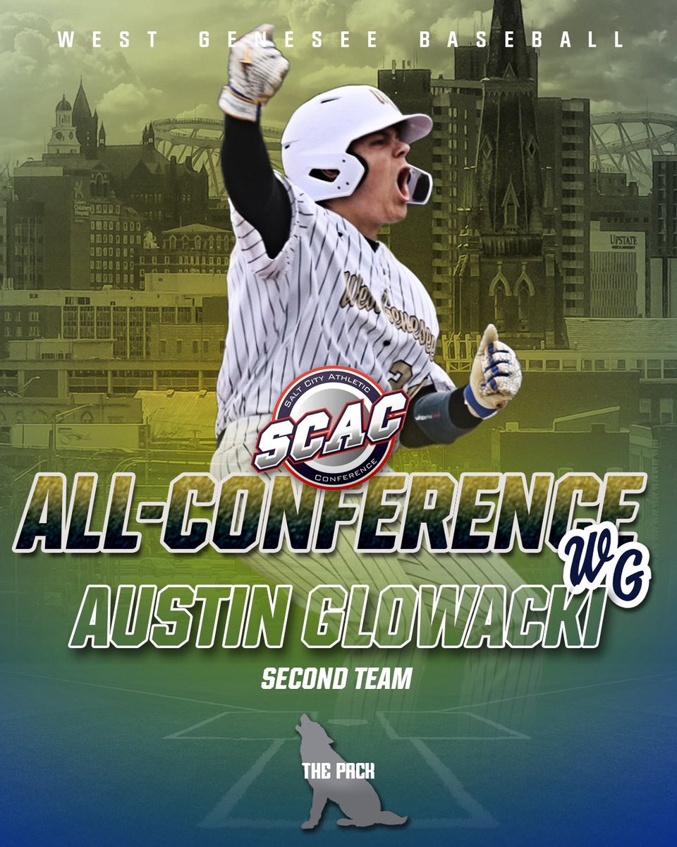 SCAC Metro Second Team All-League - Austin Glowacki - IN/P - Jr
🤘⚾️ThePACK⚾️🤘