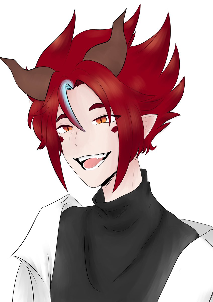 Nyctalis_'s tweet photo. Hoy me puse a practicar con la tableta y aprendΓ a pintar mejor el cabello de a poco y mi modelo fue este hermoso dragΓ³n @VeguitoBlaze , espero que te guste se te quiere mucho ππ€β¨
#veguiart https://t.co/acNq7J70Rf