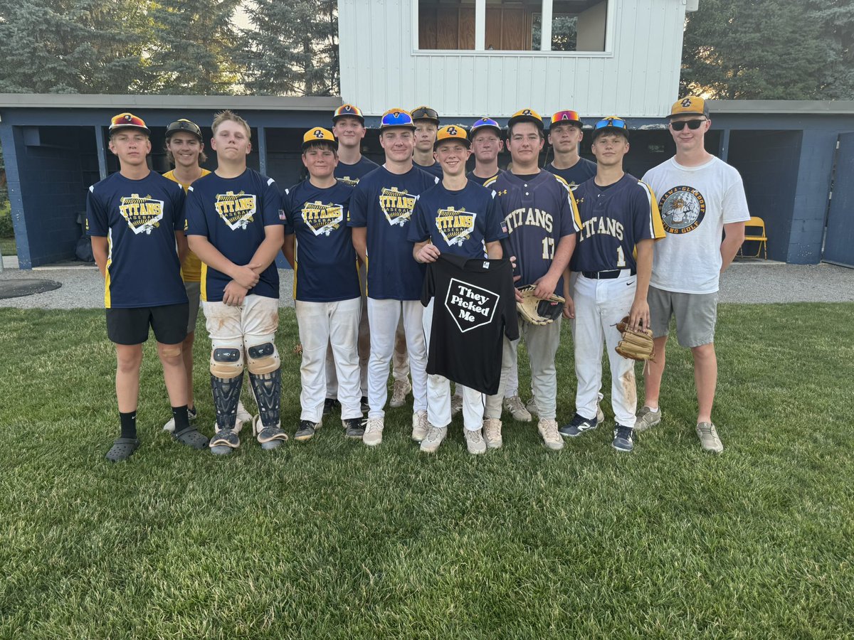 Ottawa-Glandorf High School Baseball (@ogtitanbaseball) on Twitter photo #TheyPickedMe for game two goes to Collin Stechschulte going 5 strong, 4 hits, 2 R, 2 ER, 1 BB, 6 Ks and added a 1-4 day with an RBI at the plate in a 13-2 win!
<a href="/AcmeCongress/">ACME Baseball</a>
#WinTheDay #TheyPickedMe for game two goes to Collin Stechschulte going 5 strong, 4 hits, 2 R, 2 ER, 1 BB, 6 Ks and added a 1-4 day with an RBI at the plate in a 13-2 win!
<a href="/AcmeCongress/">ACME Baseball</a>
#WinTheDay