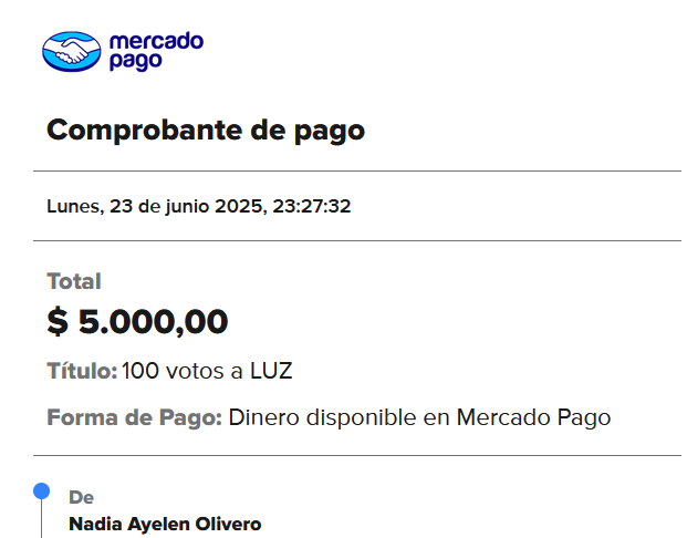 INYECCIÓN DE VOTOS

LUZ AL 9009 ♥
#GranHermano
