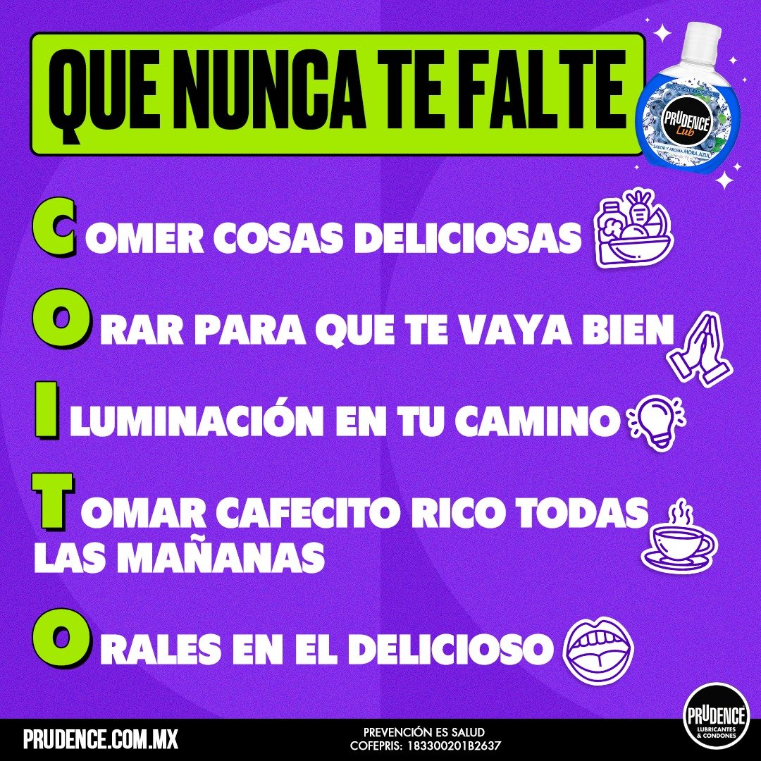 Amén, bro. #ResbalarEsDelicioso

Encuéntralo en mi Tienda Online: bit.ly/PrudenceLubMora