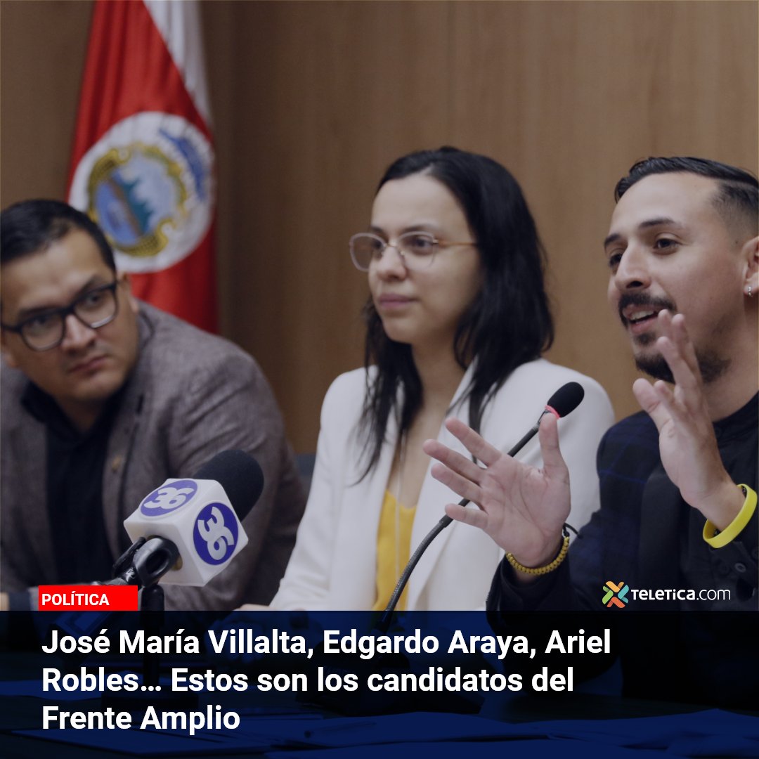 En la nómina de San José lo acompañan, además, Antonio Trejos, Carolina  Monge, Carlos Wong, César Parral, Diana Madrigal, German Urbina, José  Manuel Solano y Margarita Salas, esta última excomisionada presidencial de