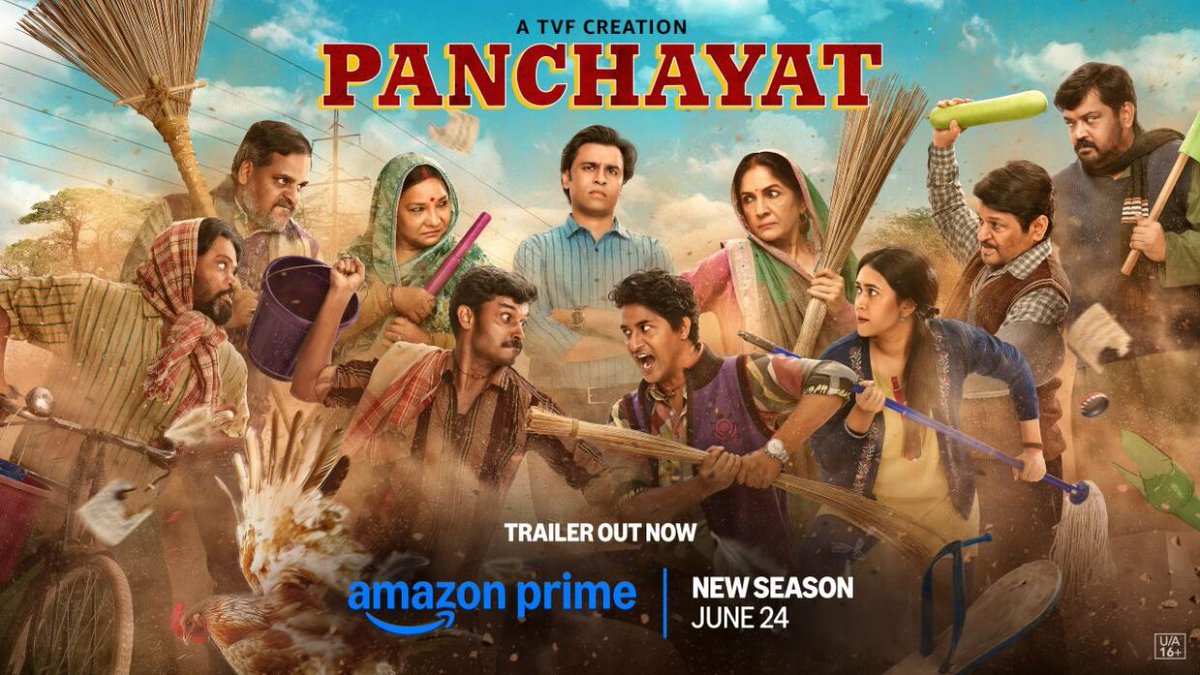 RealAnuragAnand's tweet photo. पंचयात सीजन 4 आज Amazone Prime Video  में आ गया है आप सभी जरूर देखिए और अपना सुझाव बताइए l  #PanchayatOnPrime4  @PrimeVideoIN @anarkaliofara 
@yadavakhilesh https://t.co/BD4IgadmRx