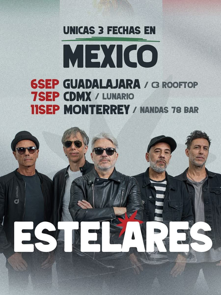 Estelares regresa a México con presentaciones en Guadalajara, CDMX y Monterrey