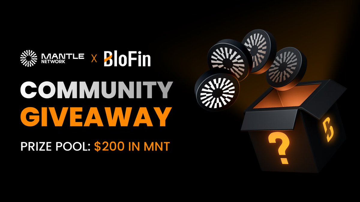 BloFin Exchange (@blofin_official) on Twitter photo Join the BloFin x Mantle Network giveaway for a chance to share in $200 in $MNT 💥
How to Join:
🔸 Follow <a href="/BloFin_Official/">BloFin Exchange</a> & <a href="/0xMantle/">Mantle Network</a>
🔸 Tag 3 friends and use the hashtag #BloFinxMantle Join the BloFin x Mantle Network giveaway for a chance to share in $200 in $MNT 💥
How to Join:
🔸 Follow <a href="/BloFin_Official/">BloFin Exchange</a> & <a href="/0xMantle/">Mantle Network</a>
🔸 Tag 3 friends and use the hashtag #BloFinxMantle