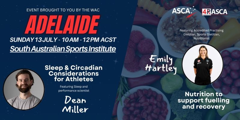 Let's cut through misinformation - Exclusive sleep and nutrition event in Adelaide on Sunday 13 July 2025 at South Australian Sports Institute from 10 AM ACST with Dr Dean Miller and sports dietitian Emily Hartley - Grab your ticket here - lnkd.in/geycaRWQ
