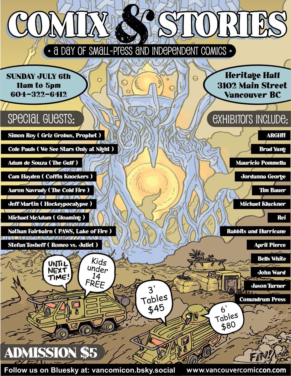 We’re down to the last three tables available for the show. If you’re interested in one, get in touch.