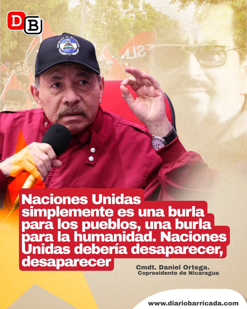 En estos tiempos de defender La Paz las naciones Unidas no hacen nada.

#Nicaragua