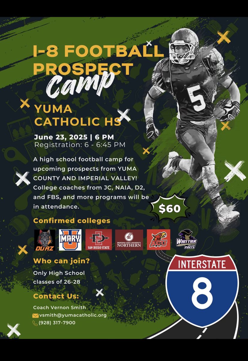 CoachJDominguez's tweet image. Great turn out for YC Prospect Camp. 👀 Class of 2026
@OUAZFootball
