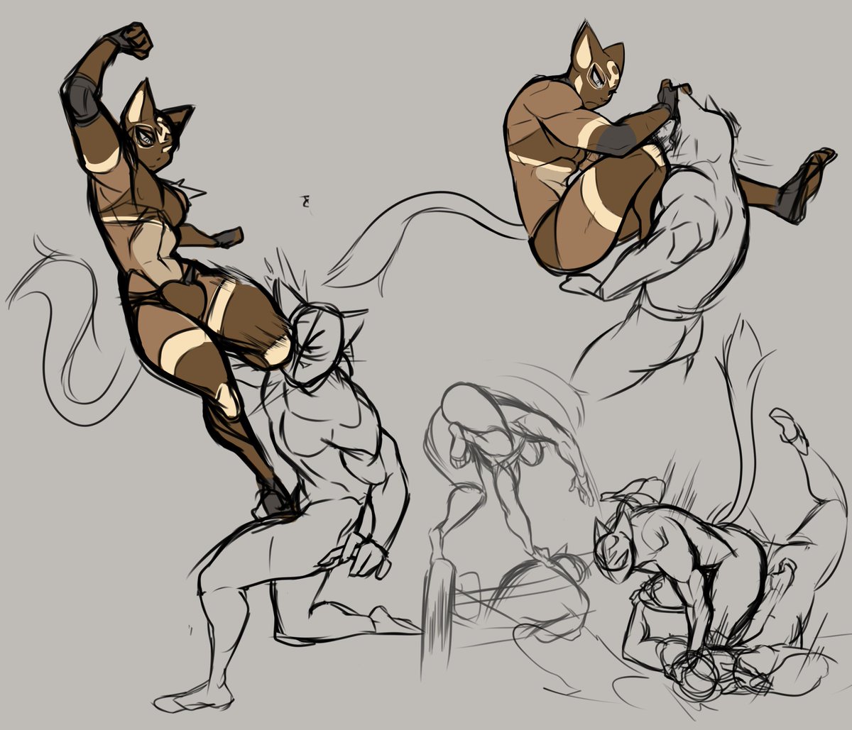 Rx3_Rokes's tweet photo. Sketches relating to Cocoa-Cat. https://t.co/1ZnmFBXYoT
