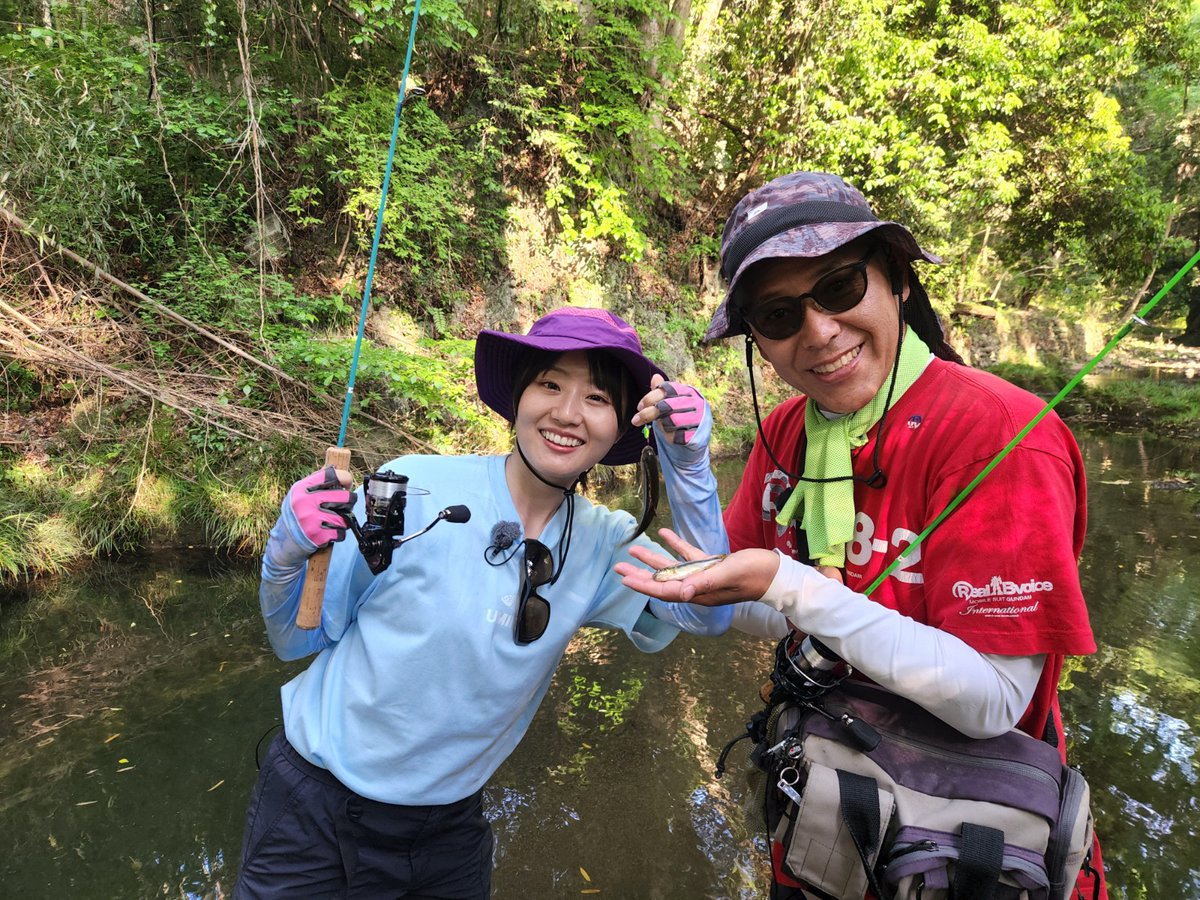 tsurimaka_tv's tweet photo. 今夜22:00~ #テレ玉 は…📺
#ロンブー亮の釣りならまかせろ!🎣
皆さん!🙋♀️
#チャビング という釣り知っていますか?🧐🌈
釣りまか初挑戦😤お手軽 #タックル と小さなルアーで #カワムツ を狙います🥰💕
是非👀
#釣りまか #ハヤブサ #XBRAID #Haier #明邦化学 #エイテック #マシェバラ #FISHPASS https://t.co/2gP9P9ULYC