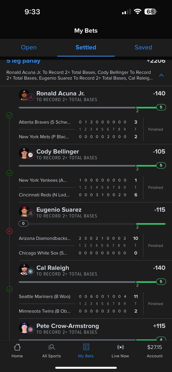 BigPooh99's tweet photo. @FDSportsbook two nights in a row #scamduel https://t.co/VyxclCVi0Q