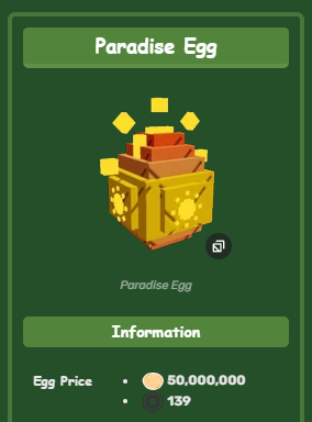 We will NOW be notifying for Paradise Egg restocks!
#Roblox #GrowaGarden