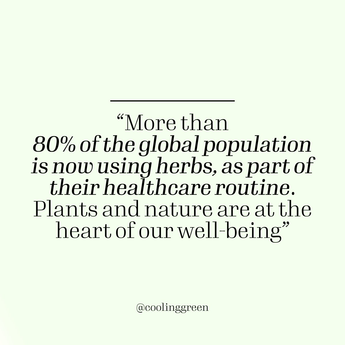 รู้หรือไม่ครับว่าประชากรโลกเกือบ 80% ใช้สมุนไพรเป็นส่วนหนึ่งของการดูแลสุขภาพ? 🌎
 
ข้อมูลล่าสุดเผยอีกว่า ในปัจจุบัน ผู้คนมีแนวโน้มที่จะใช้และเชื่อมั่นใน “ยาจากธรรมชาติ” มากขึ้นเรื่อยๆ!
เมื่อปีที่ผ่านมา มีการศึกษาหนึ่งที่น่าสนใจอย่างมาก