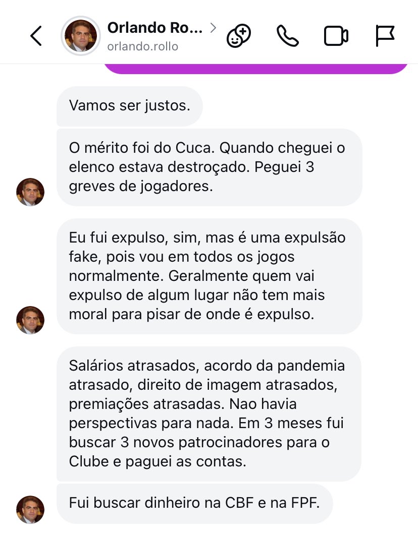 Orlando Rollo via DM !