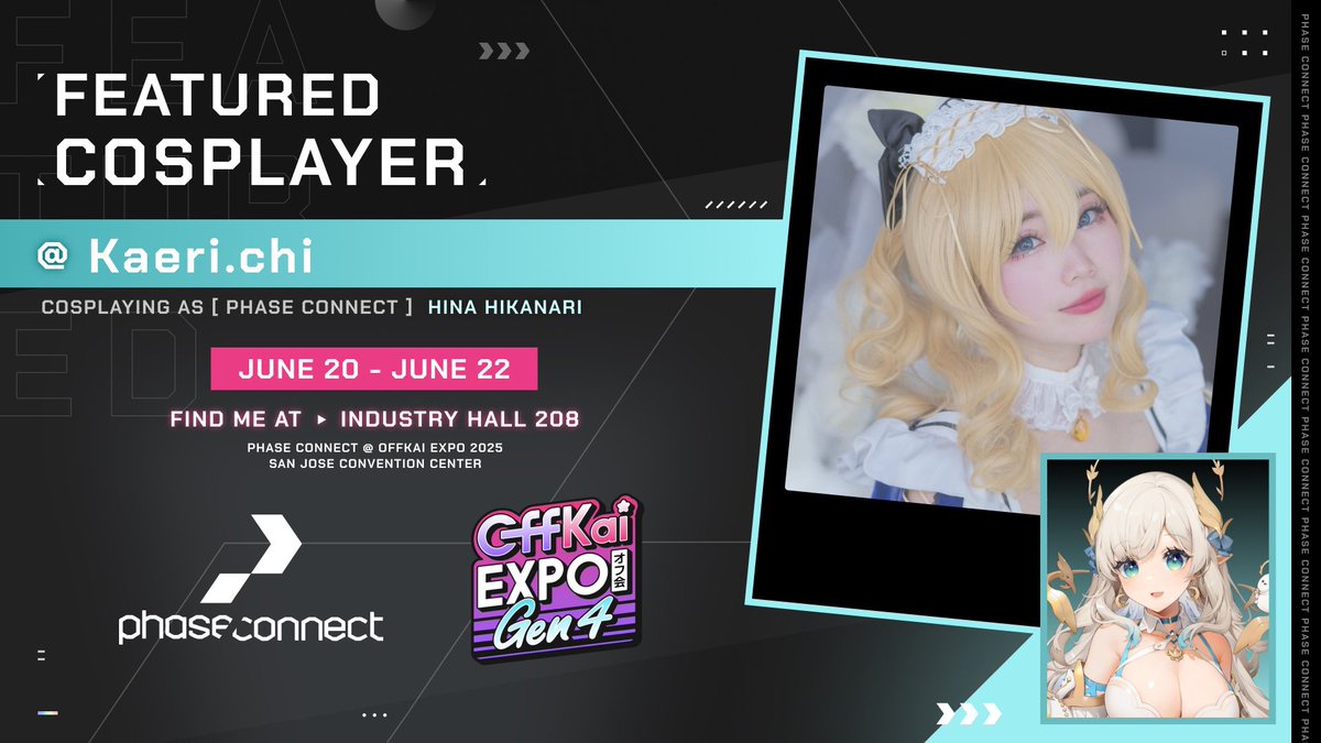 Kaeri (@kaeri_chi) on Twitter photo Omg I was so busy/ sleep deprived the past 2 wks I totally forgot to post an appearance announcement 😭But yes! | WAS THE COSPLAYER FOR <a href="/HikanariHina/">Hikanari Hina 🌙🐣 Phase Connect</a> in collaboration with
<a href="/PhaseConnect/">Phase Connect Official</a> ! I had such
a fun time at my first <a href="/OffKaiExpo/">OffKai Expo | VTuber Convention</a> 💖TYSM FOR HAVING ME 🥰love n miss u all Omg I was so busy/ sleep deprived the past 2 wks I totally forgot to post an appearance announcement 😭But yes! | WAS THE COSPLAYER FOR <a href="/HikanariHina/">Hikanari Hina 🌙🐣 Phase Connect</a> in collaboration with
<a href="/PhaseConnect/">Phase Connect Official</a> ! I had such
a fun time at my first <a href="/OffKaiExpo/">OffKai Expo | VTuber Convention</a> 💖TYSM FOR HAVING ME 🥰love n miss u all