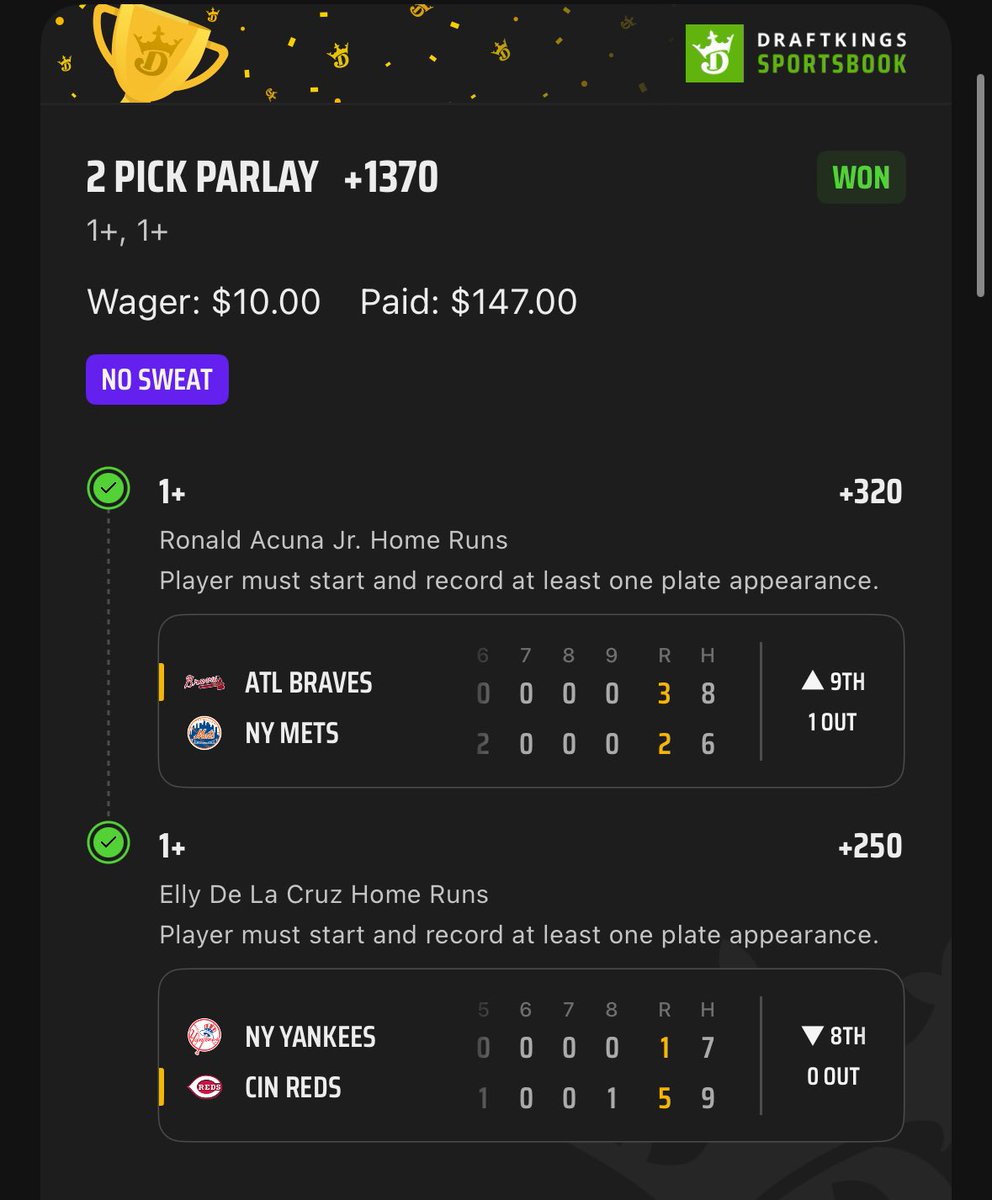 BuddhaCapper's tweet image. Homer Parlay given out in discord hits! 
@ThaLoungeSports 

whop.com/c/larrys-loung…

#mlb #fanduel #draftkings