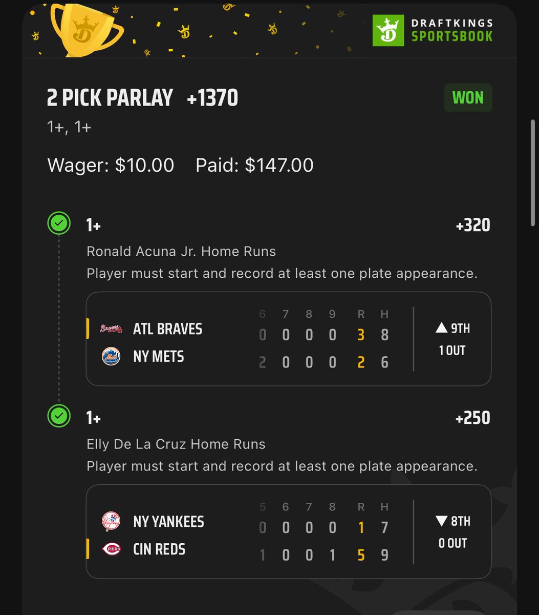 BuddhaCapper's tweet image. Homer Parlay given out in discord hits! 
@ThaLoungeSports 

whop.com/c/larrys-loung…

#mlb #fanduel #draftkings