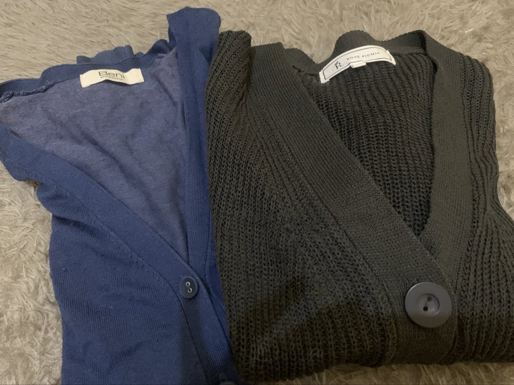 xiaojunku's tweet photo. WTS PRELOVED💓
Pemakaian sendiri (dijual karna jarang dipakai) 
Bisa 🍊
📍dom jateng, ums
Bisa cod

Cardi biru 40k
Cardi abu 55k
Take all 90 aja🥰 bisa nego tipis🙌🏻
Dm untuk cek condi yaa🫶🏻
#zonauang️ https://t.co/DC32UrHUrr