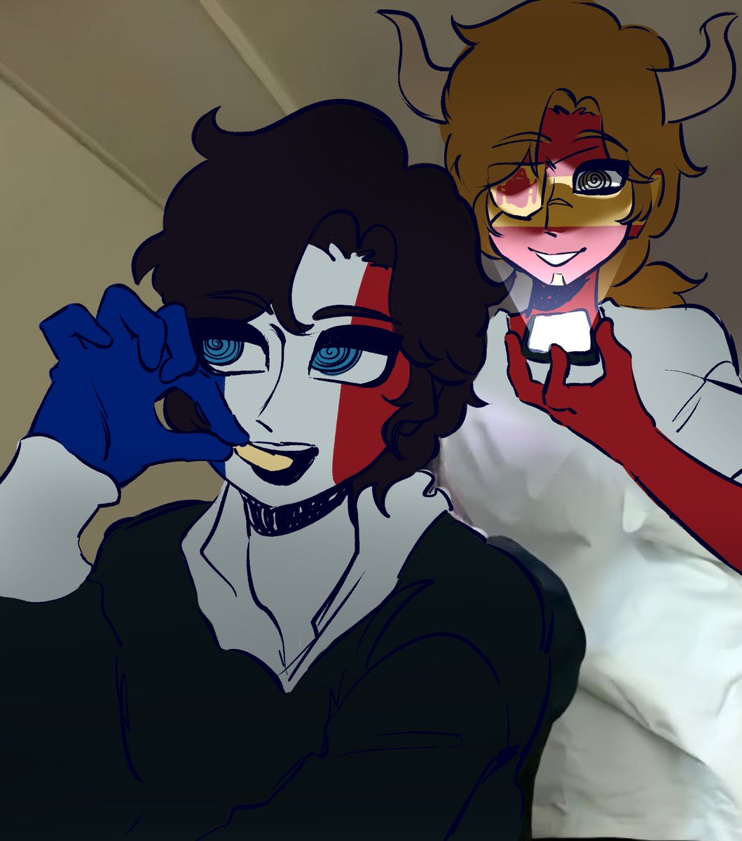 🇫🇷🇪🇸 #CountryHumans