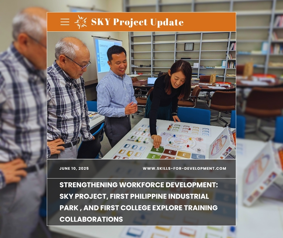 SKYproject_NU's tweet image. Strengthening workforce development: SKY Project, First Philippine Industrial Park, and First College explore training collaborations.
skills-for-development.com/activity_repor…
#SKYproject #FirstPhilippineIndustrialPark #FirstCollege