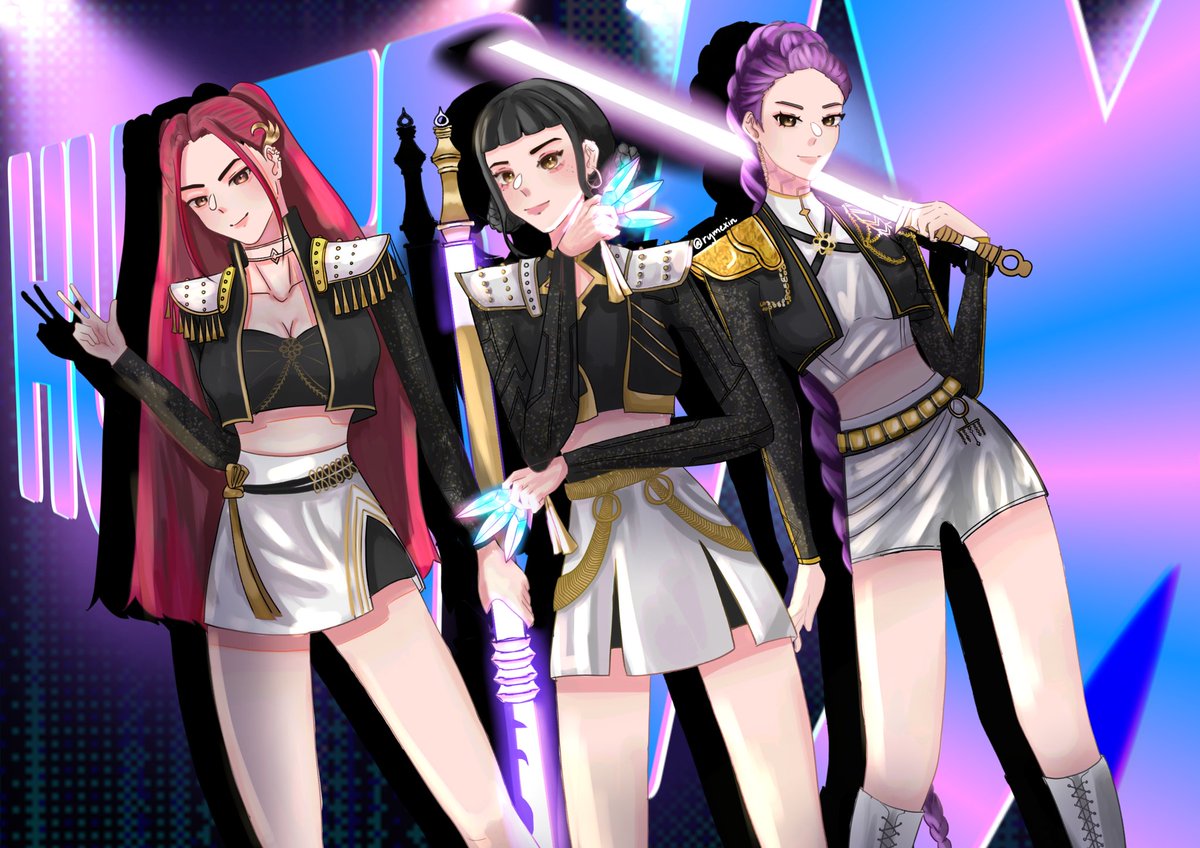 rymaea's tweet photo. HUNTR/X MY BABIES #KPOPDEMONHUNTERS https://t.co/z2HR8XQYHq