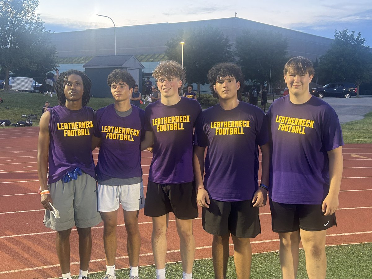 RB_BulldogFball's tweet photo. A few Bulldogs putting in extra work tonight! Thanks to @WIUFootball for a great camp. Super proud of these guys. Bulldog football continues to have a great summer! 

College coaches, reach out. We have talented young men ready to play at the next level. https://t.co/iIaeY1dcEn