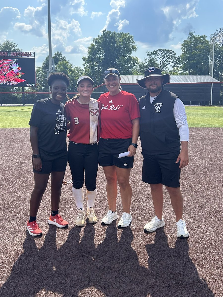 Emma Rose Meldrum (@emmarosemeldrum) on Twitter photo Had a great camp at Jax State today! Thank you coaches for coming out and helping us get better!! <a href="/CoachSims_JSU/">Hayley Sims</a> <a href="/JulieBoland5/">Julie Boland</a> <a href="/JaxStateSB/">Jax State Softball</a> <a href="/GarrettSkelton5/">Garrett Skelton</a> <a href="/BSherSB/">Barb Sherwood</a> <a href="/ShowStoppers07/">Show Stoppers 07 Softball</a> Had a great camp at Jax State today! Thank you coaches for coming out and helping us get better!! <a href="/CoachSims_JSU/">Hayley Sims</a> <a href="/JulieBoland5/">Julie Boland</a> <a href="/JaxStateSB/">Jax State Softball</a> <a href="/GarrettSkelton5/">Garrett Skelton</a> <a href="/BSherSB/">Barb Sherwood</a> <a href="/ShowStoppers07/">Show Stoppers 07 Softball</a>