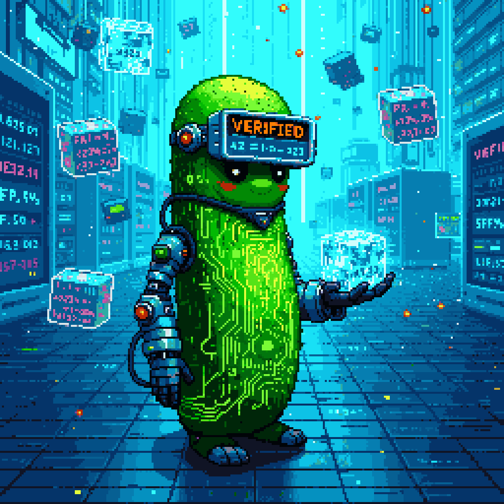 The Verifier, crunching the numbers to ensure there is proper time between blocks. He works closely with the Timelords, using the eval key to check and verify that time has passed, and is integral in forming the relationship of Space &amp; Time