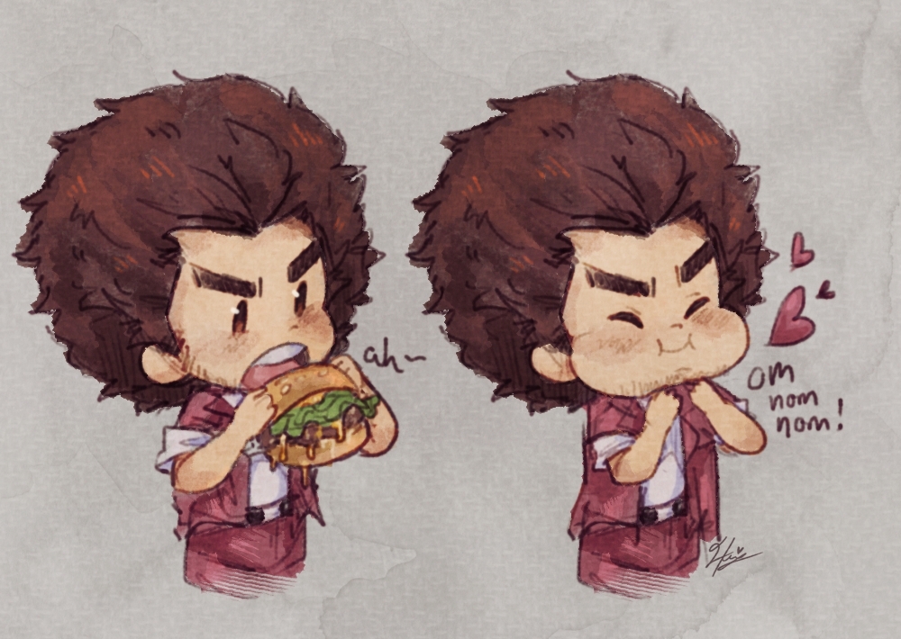 HSouflee's tweet image. Ichi burger! ๐๐
#YakuzaLikeADragon #FanArt #้พใๅฆใ #ๆฅๆฅไธ็ช