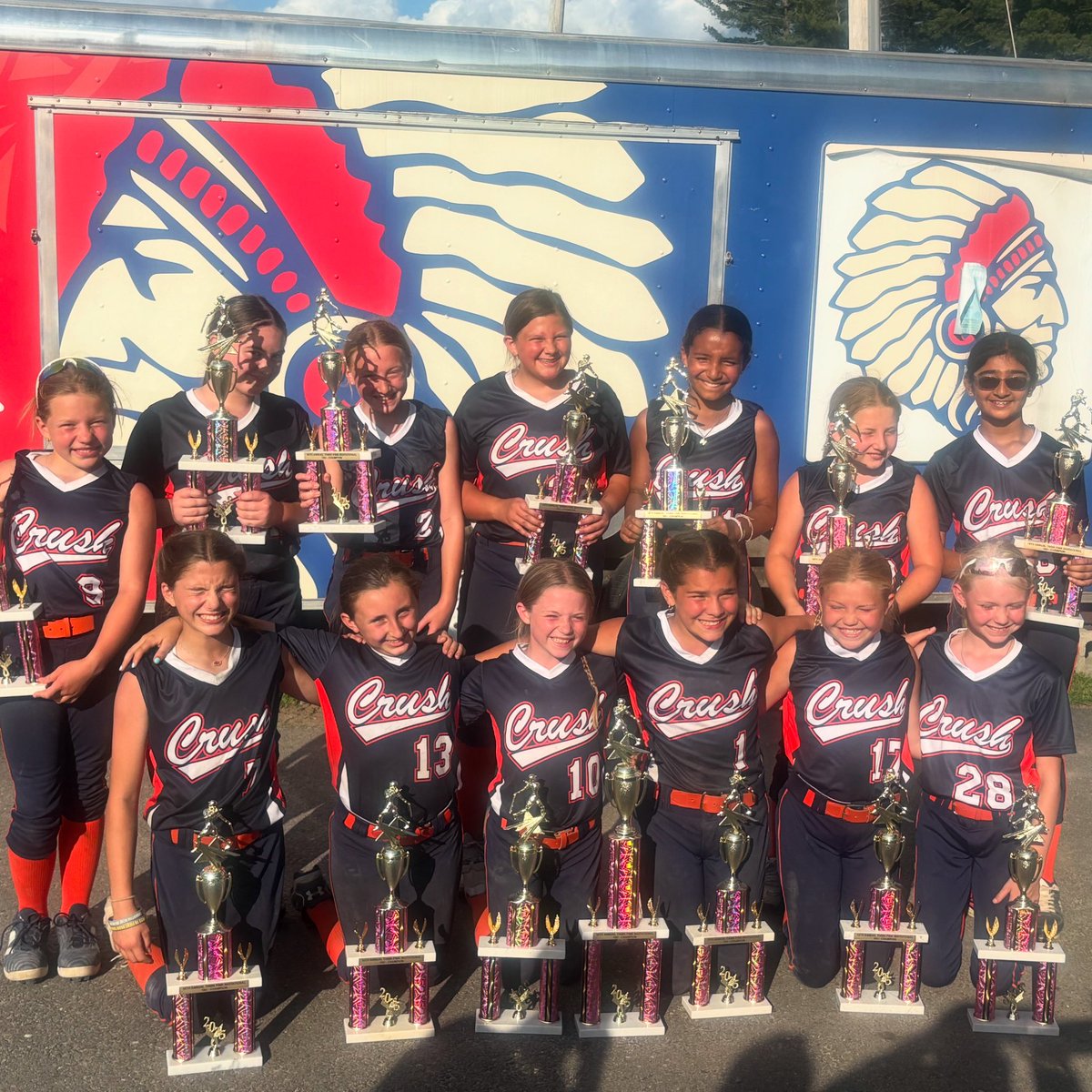 Congrats to our “3 in a row” Think Pink Champs! 10U Lent! #crushingit