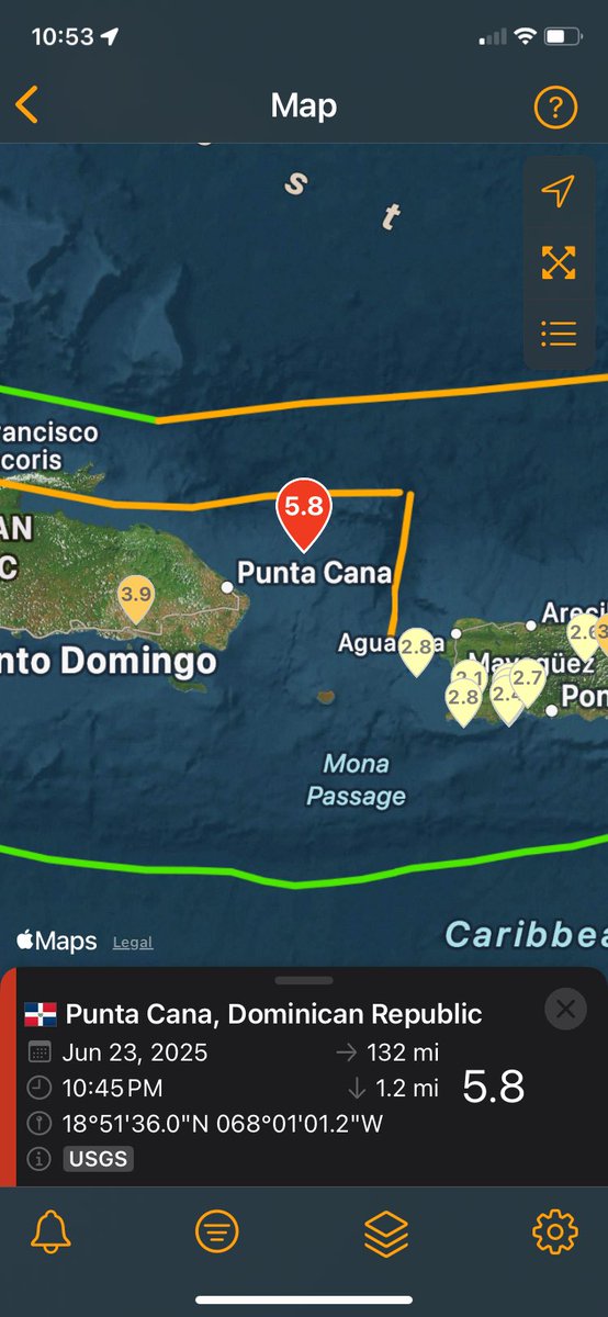 Se sintió el temblor en San Juan, PR 🇵🇷
