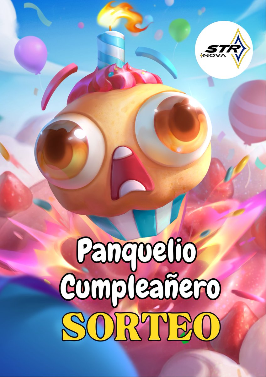 Sorteo de Panquelio Cumpleañero

Para participar:

🥳Darle like al post
👀 Seguir a <a href="/_STR_Nova_/">STR Nova</a>  y <a href="/_crystalena_/">Psic. Crystal Gambit | STR Toronjo</a> 
👾 Menciona a un amigo

Sorteamos Sábado 28 de Junio

#lpp #TFT #TFTPartner #TFTLatam #STRNova #GoSTR #VamosSTR
