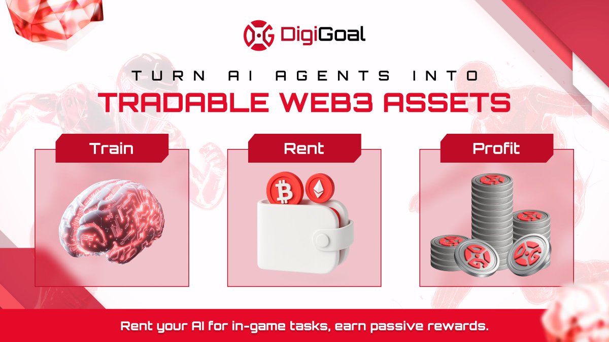 At DigiGoal, turn your AI agent players into tradable Web3 assets! 🚀

Train your club players, rent them out for in-game tasks, and earn generous rewards.

#Gaming #PlayToEarn