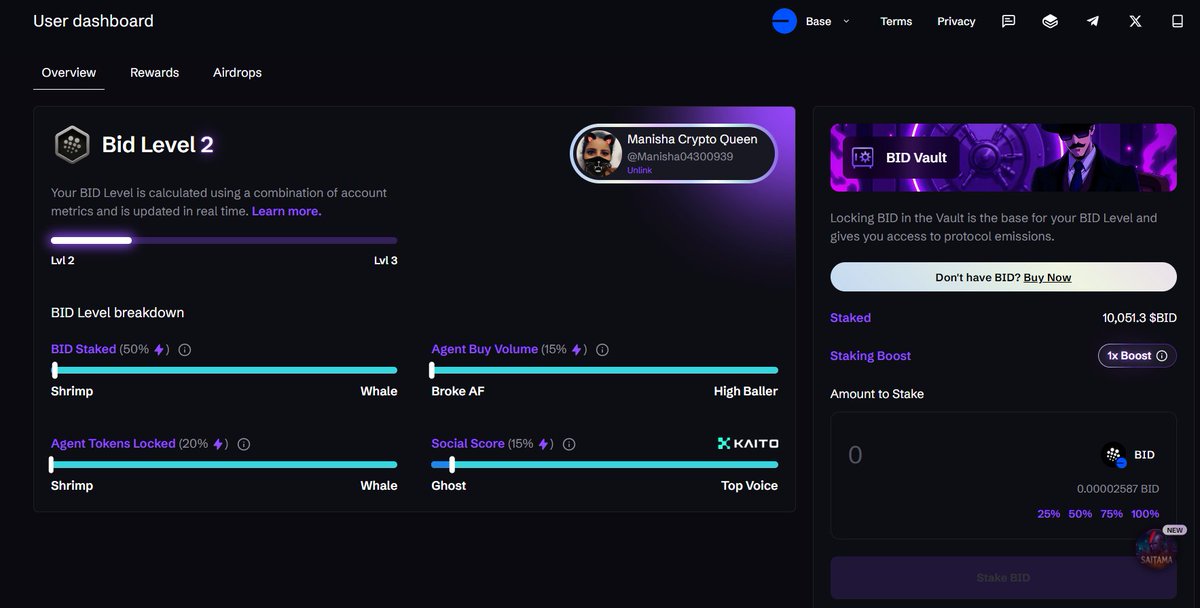 Manisha04300939's tweet image. I’ve been yapping about @CreatorBid nonstop for the past few days.

Replies, threads, quote tweets — trying to show up everywhere.
Still, I wasn’t in top 100, not even in the top 1000.
No rank, no mindshare, nothing.
I even checked gomtu yesterday out of curiosity — wasn’t there…
