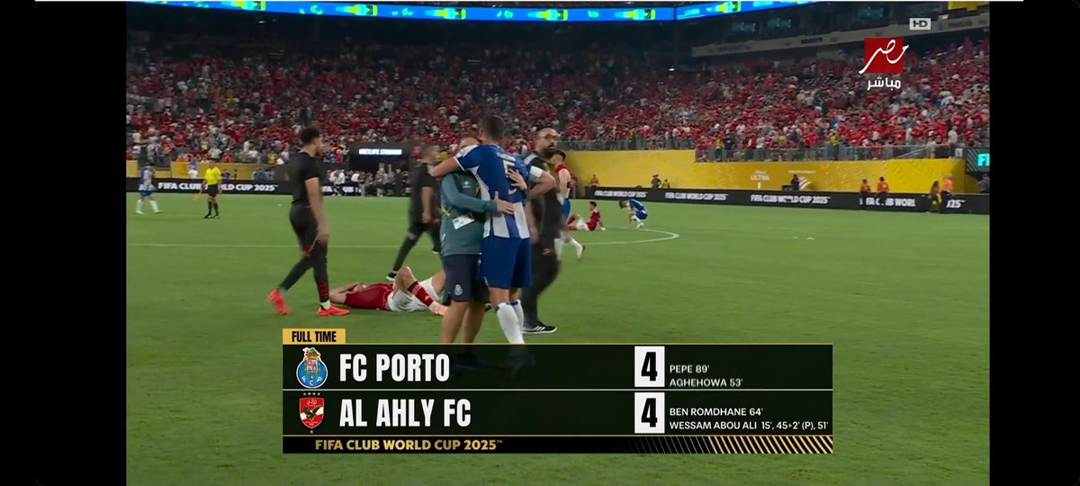 الأهلي المصري يتعادل ب4_4مع بورتو ويغادر بطوله كاس العالم للانديه